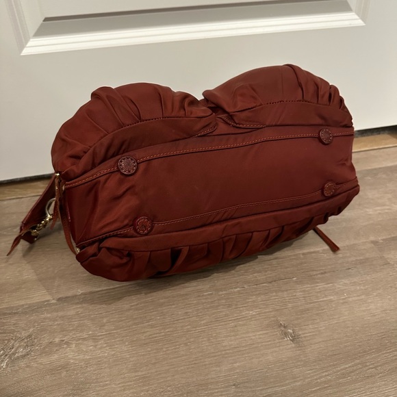 MZ Wallace Burgundy Nylon Shoulder Bag - Picture 5 of 6